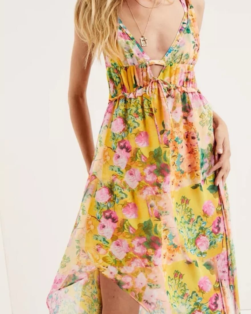 For Love & Lemons Madison Floral Maxi - Image 5