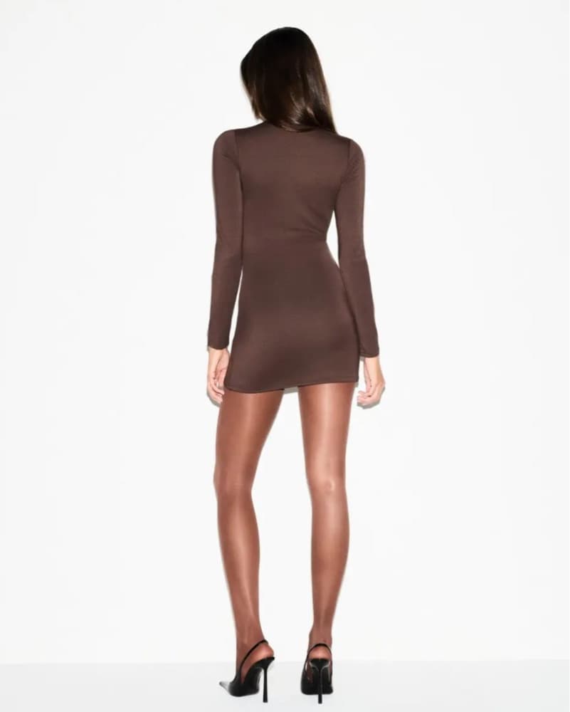 Skims Plunge Mini Dress - Image 4