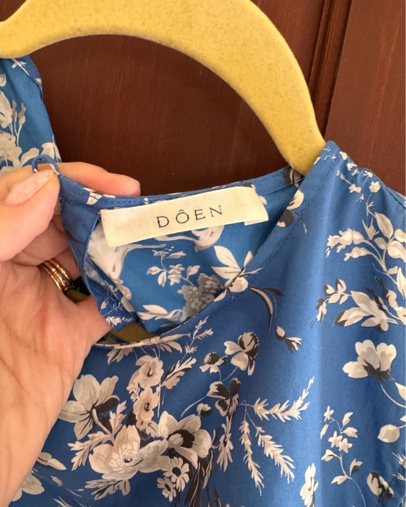 Doen Adele Floral Cotton Minidress - Image 3