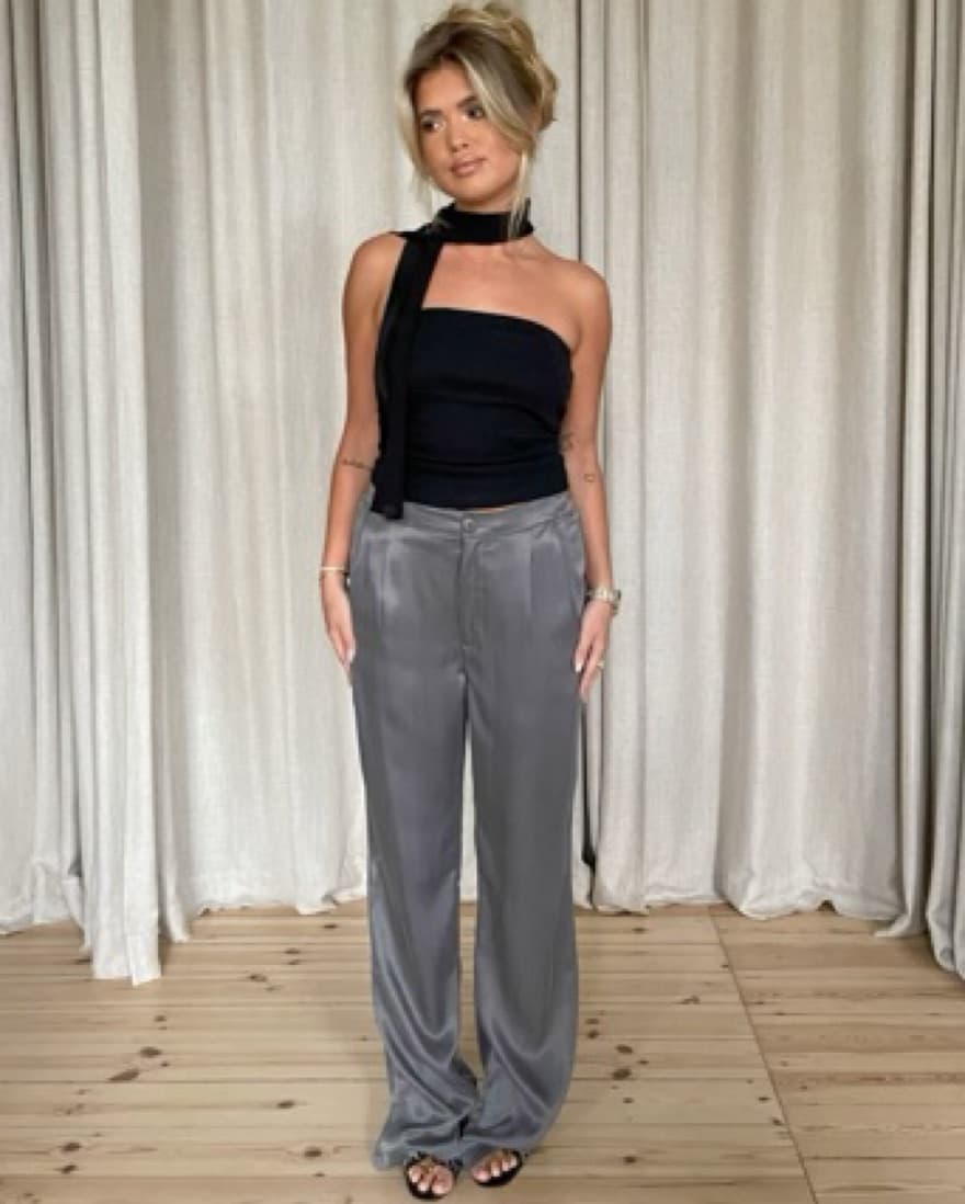 Djerf Avenue On The Go Pants In Storm  - Image 1