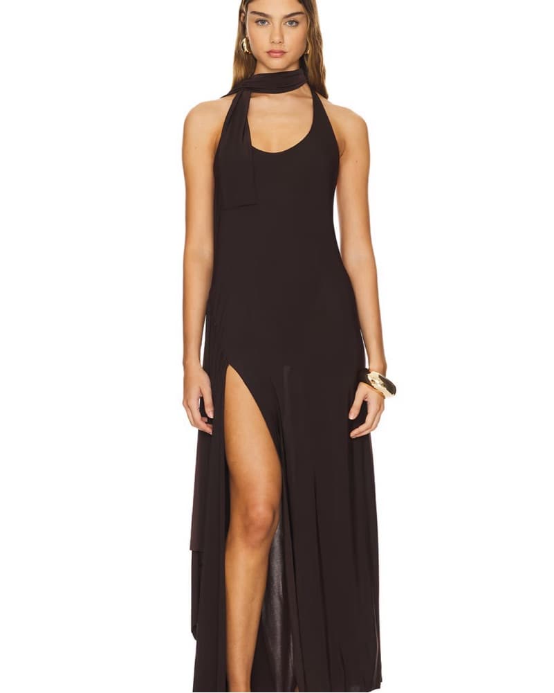 Siedres Ceyl Brown Dress - Image 2
