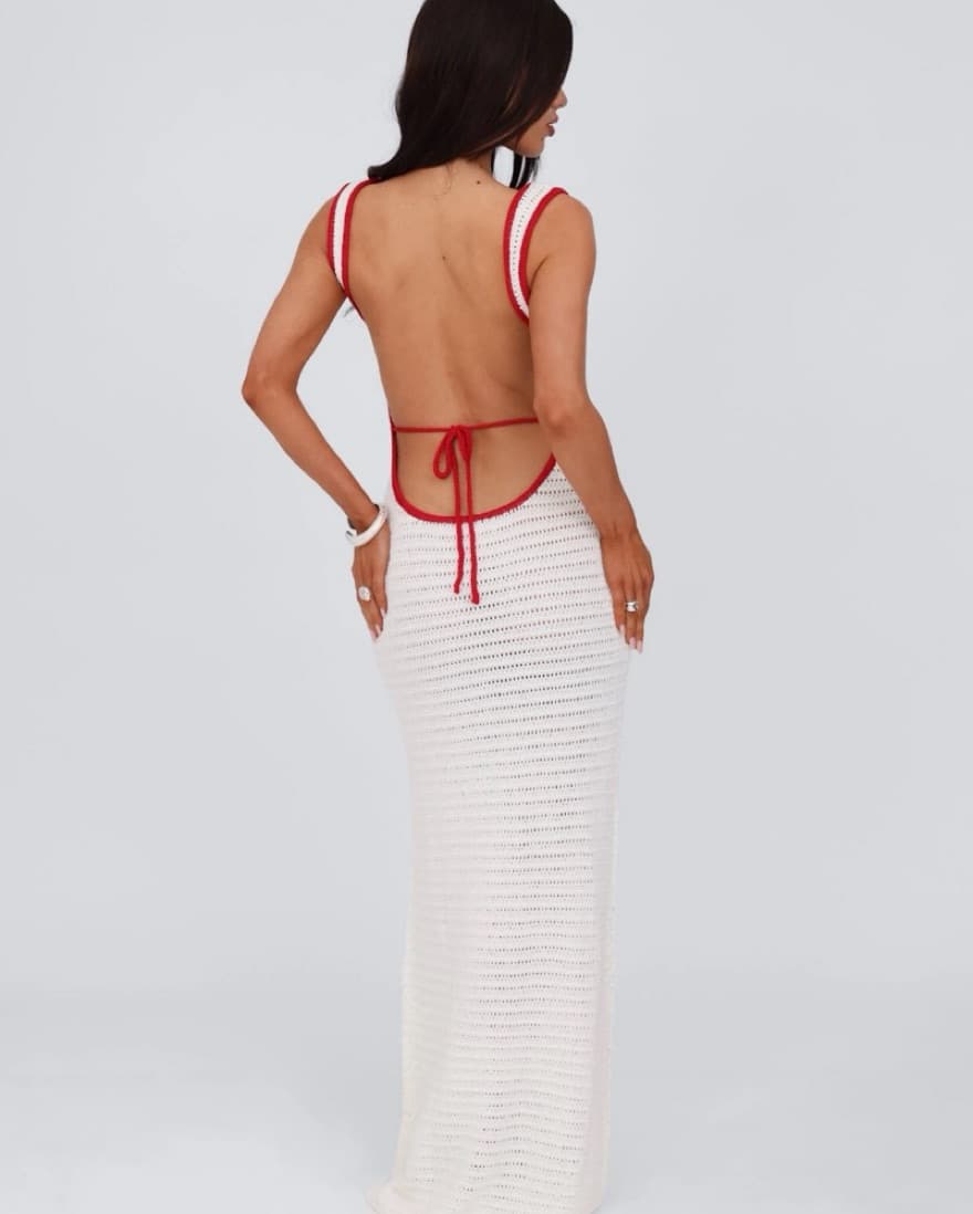 Crochet Maxi Dress - Image 2