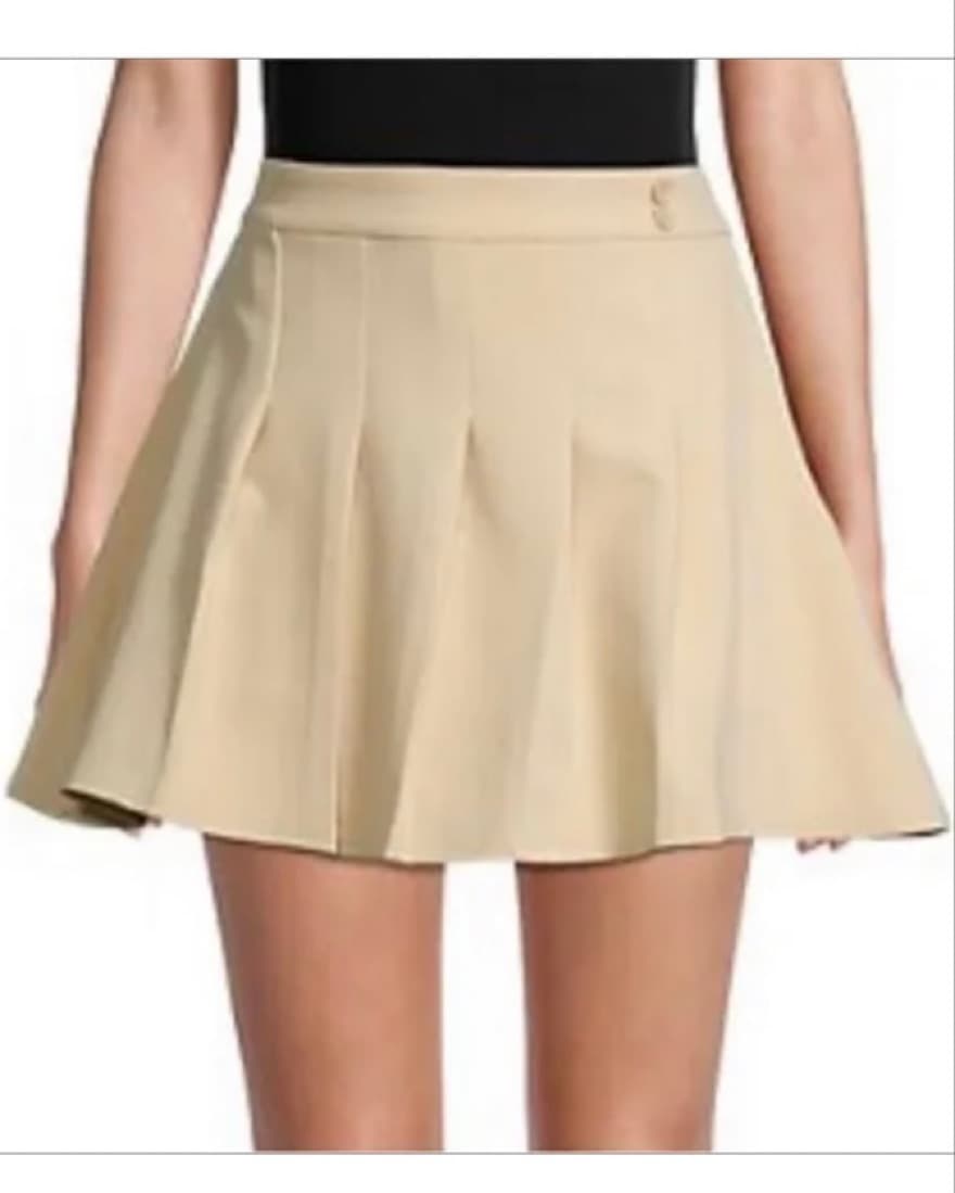 Pleated Mini Skirt  - Image 1