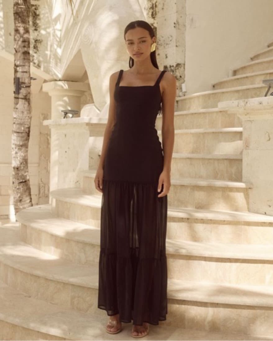 Black Long Dress - Image 1