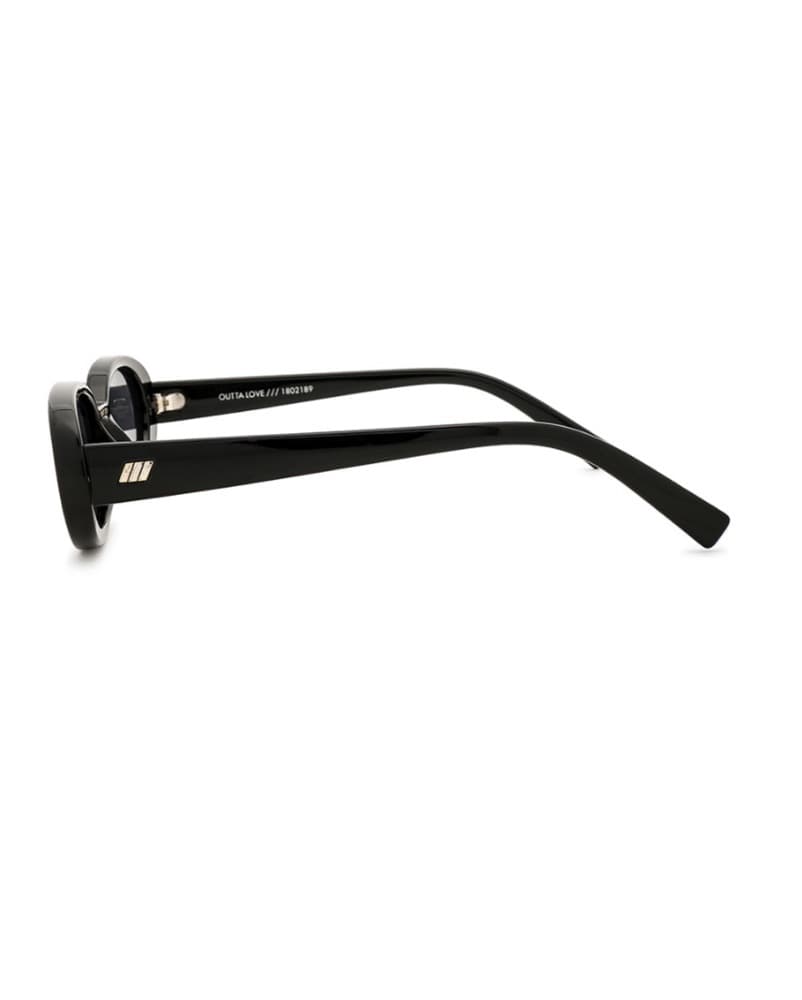 Les Specs Outta Love Sunglasses Black - Image 2
