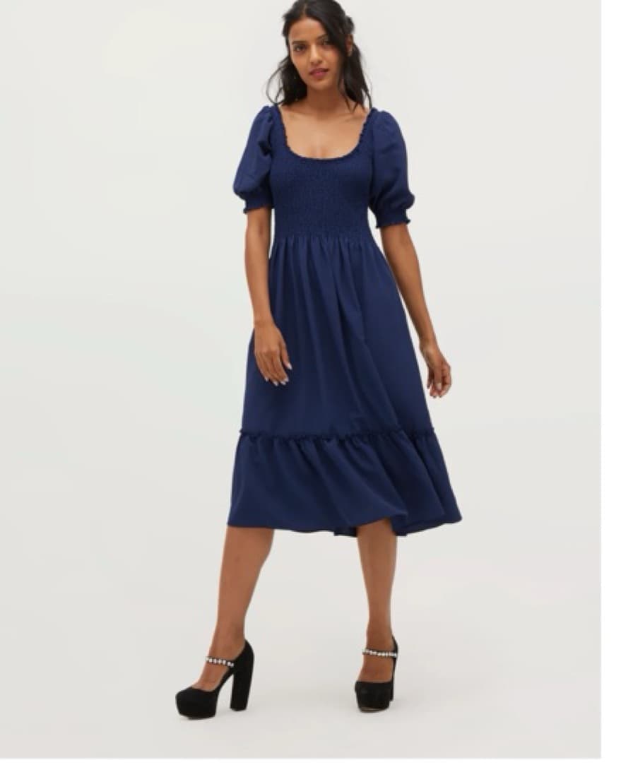 Navy Nap Dress - Image 1