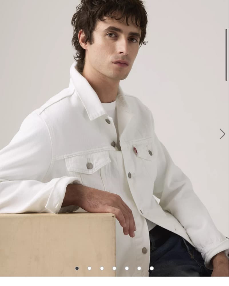 White Levi Jacket - Image 3