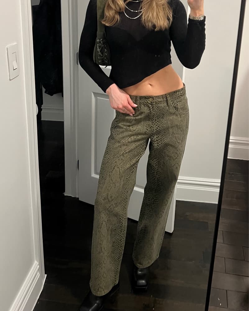 Snake Print Pants  - Image 1