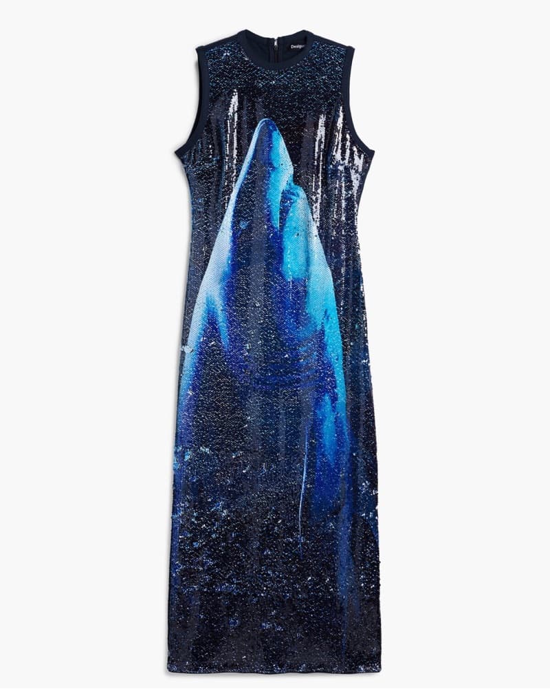 Desigual Sequin Dolphin To Shark Dress - Image 3