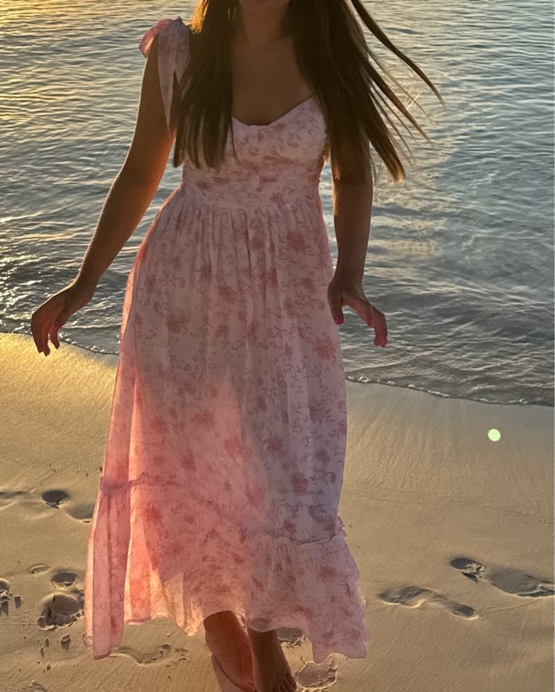 Romantic Floral Maxi Dress - Image 2
