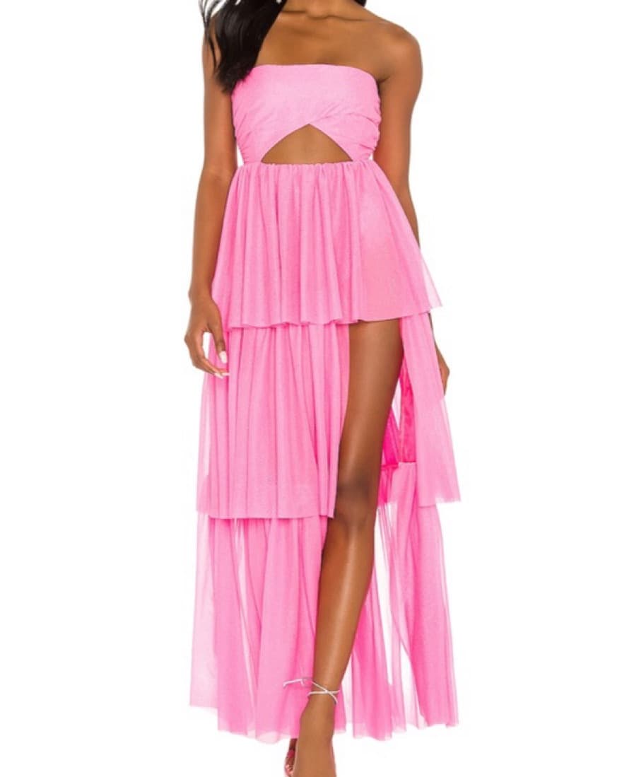 X Revolve Juni Maxi Dress in Pink  - Image 1