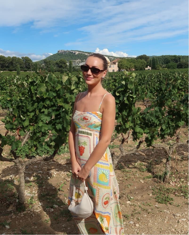 Seven Wonders Print Midi Dress - Image 1