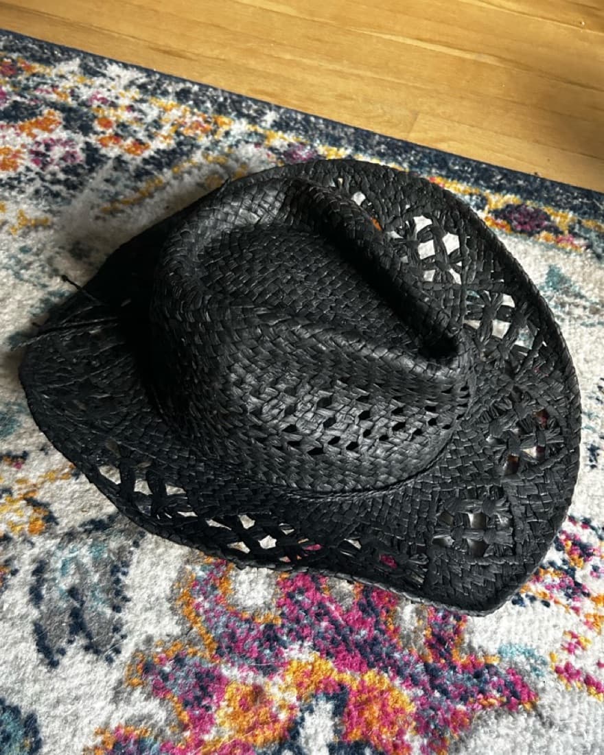 Black Cowboy Hat - Image 4