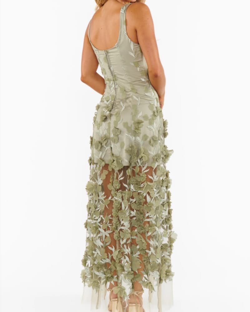 Show Me Your Mumu Green Floral Dress - Image 3
