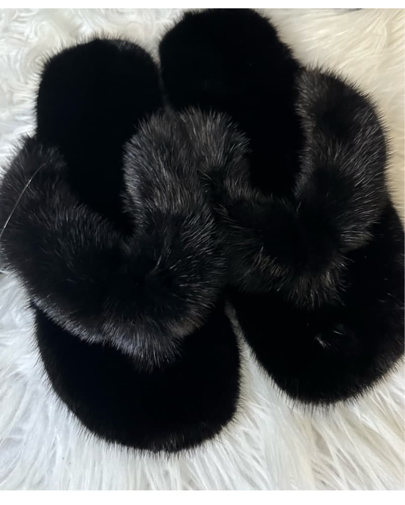 YSL Mink Flip Flops - Image 2
