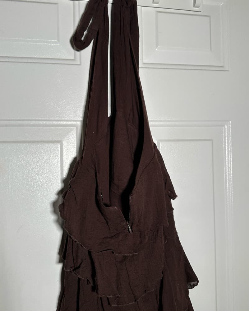 Zara Brown Mini Dress - Image 1