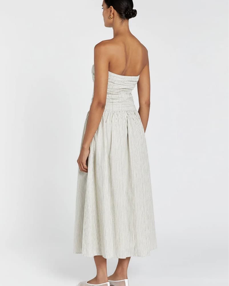 Ayla Cream Midi Dress - Image 2