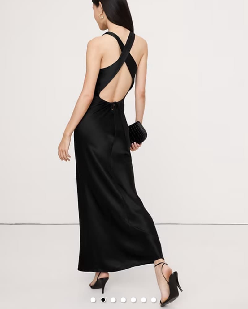 Sleek Black Dress - Image 2