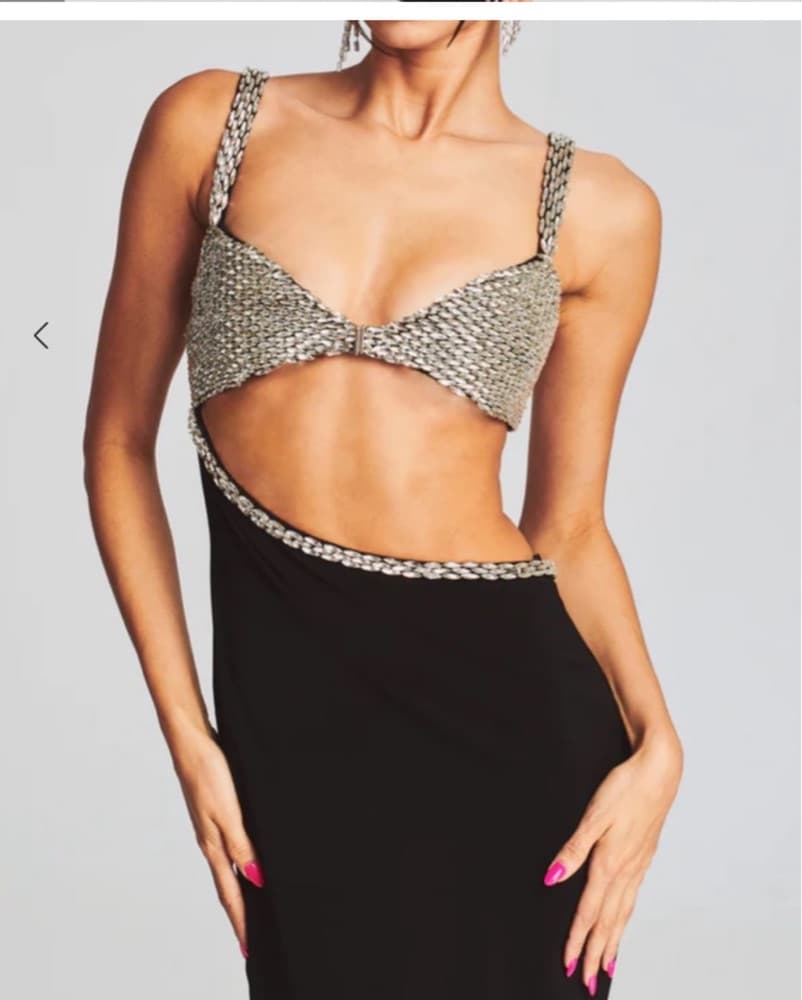 Retrofete Fernanda Maxi Dress Blaxk  - Image 2
