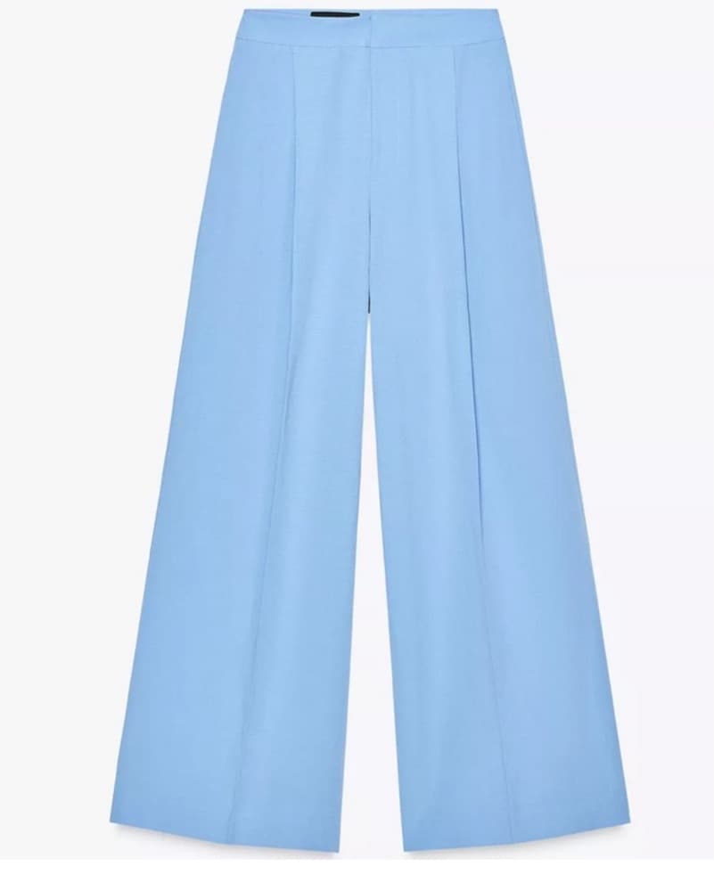 Zara Light Blue Strapless 2 Piece Set - Image 4