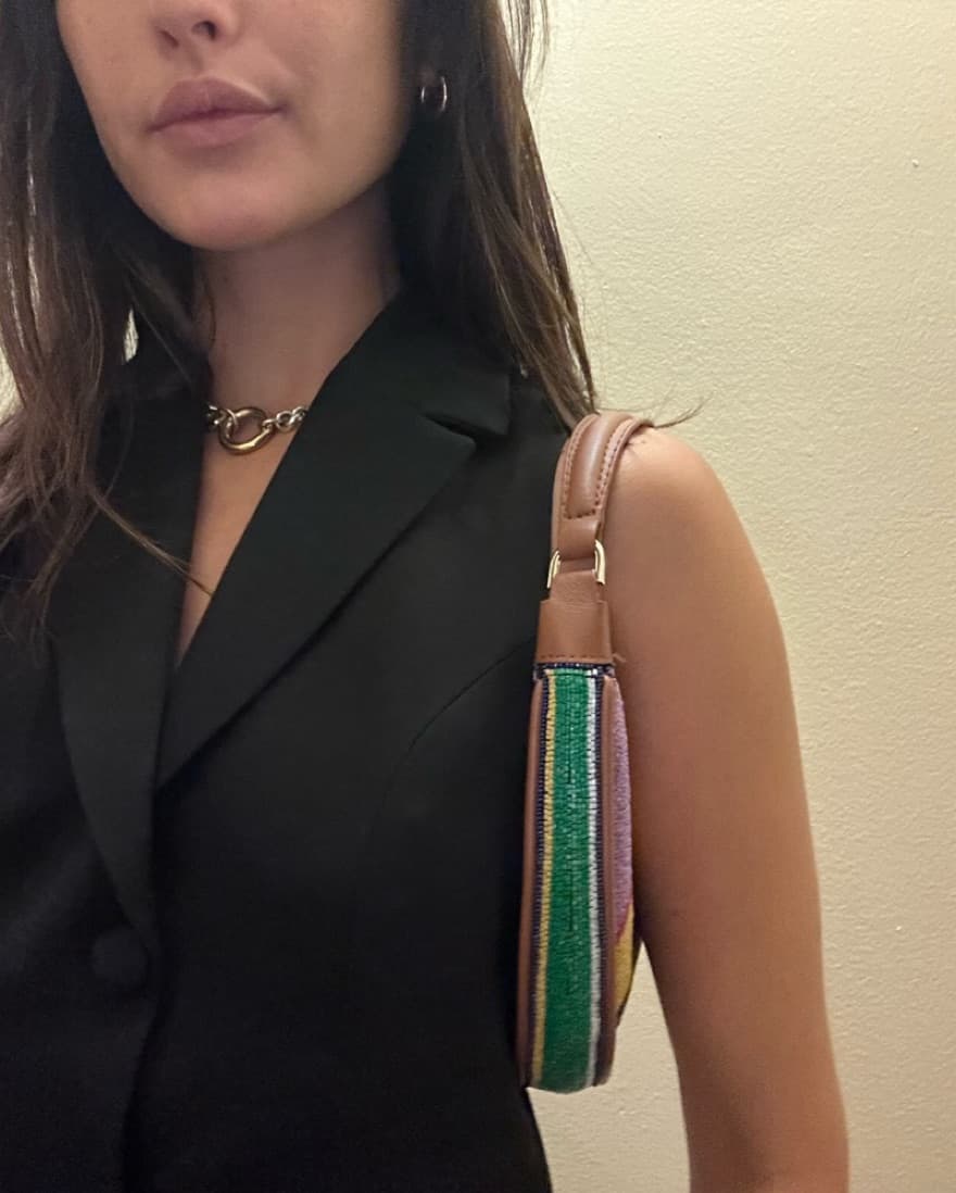 Mini Beaded Staud Bag  - Image 2