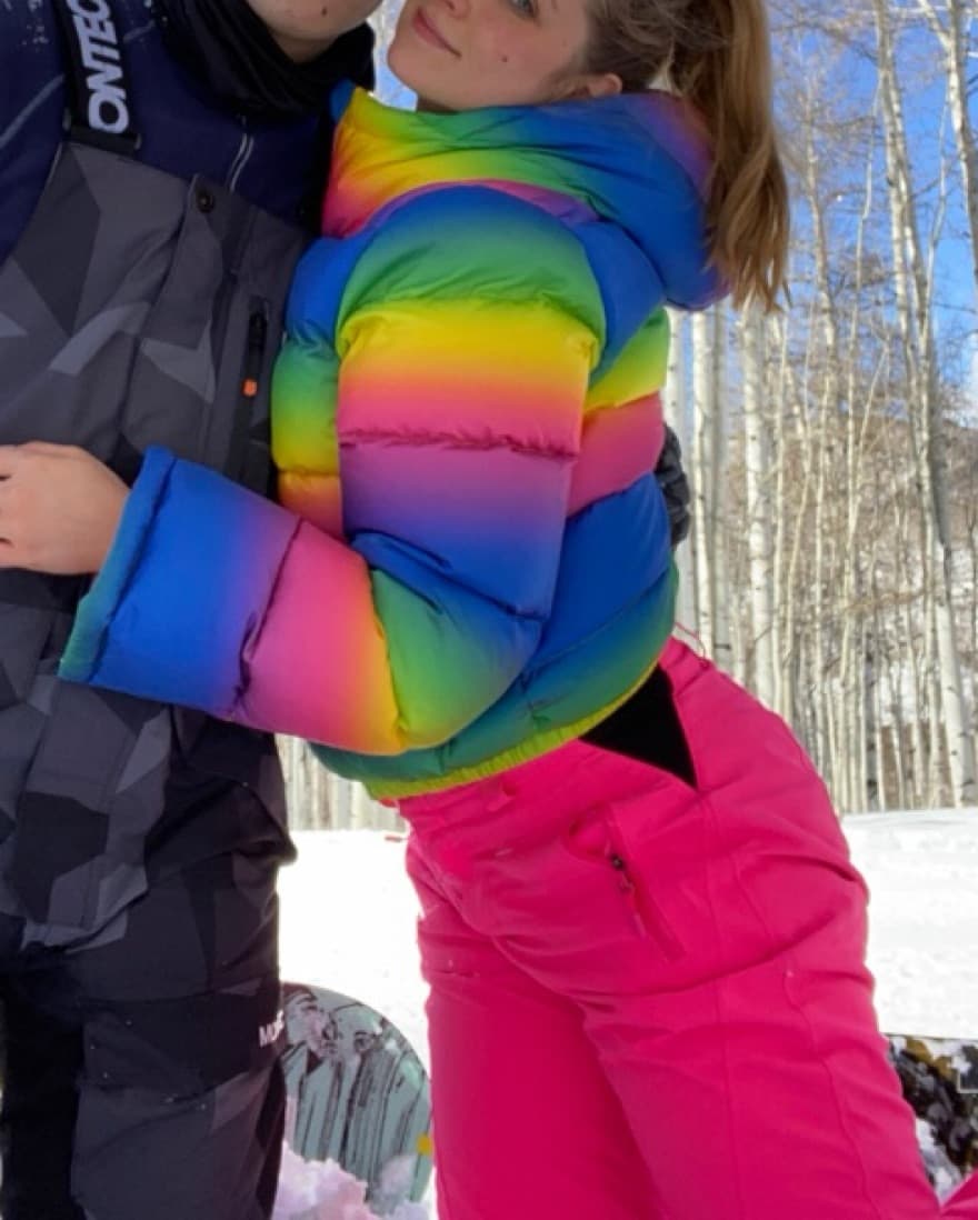 Perfect Moment Flare Rainbow Ski Jacket  - Image 1