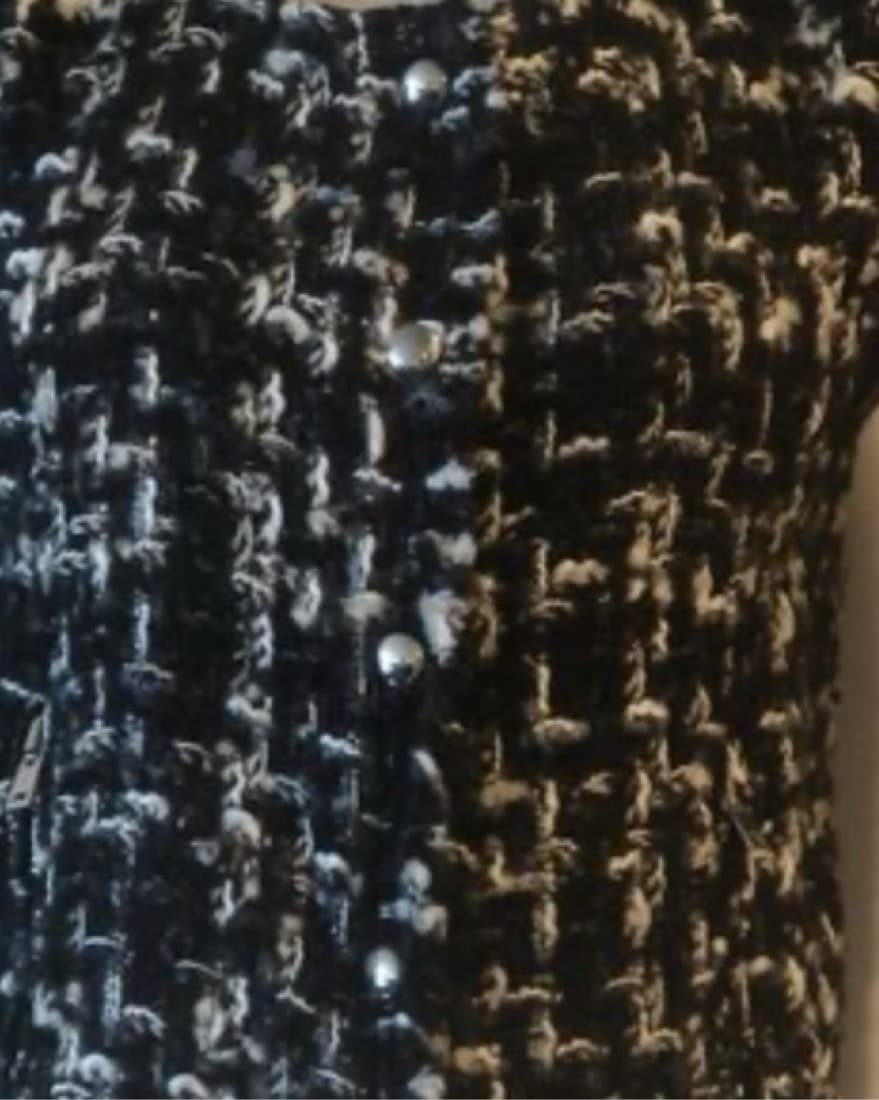 Iro Pearl Embelished Mohair Wool Tweed - Image 4