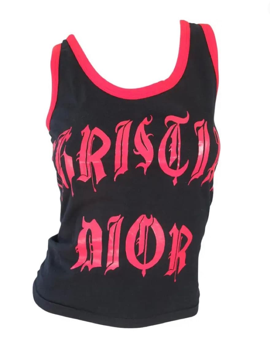 Christian Dior By John Galliano Tank  - Image 1
