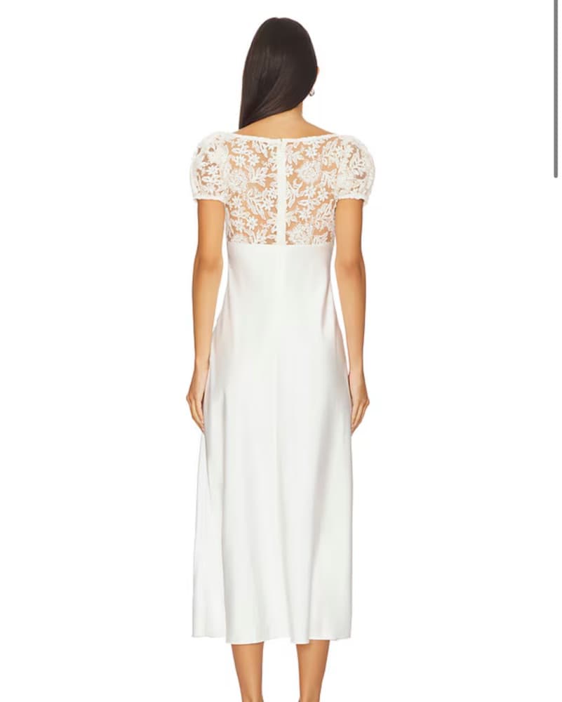 Revolve LPA White Midi Dress - Image 3