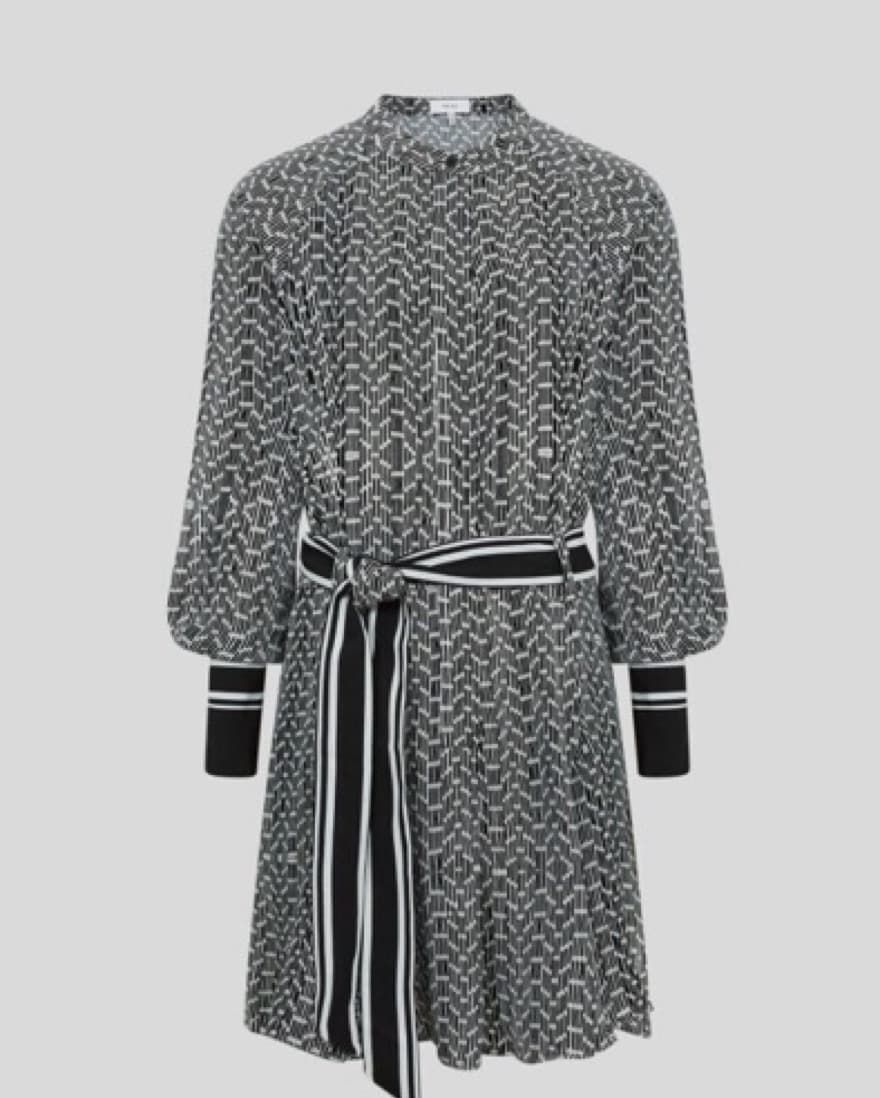 Reiss Print Mini Wrap Dress - Image 2