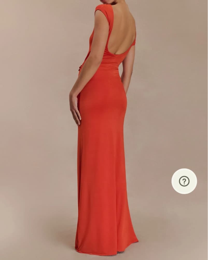 Meshki Kaida Dress In Burnt Orange - Image 2