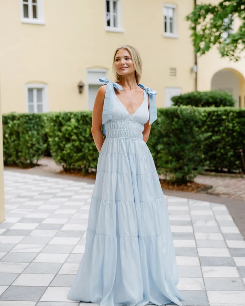Lula Kate Demi Dress In Blue - Image 3