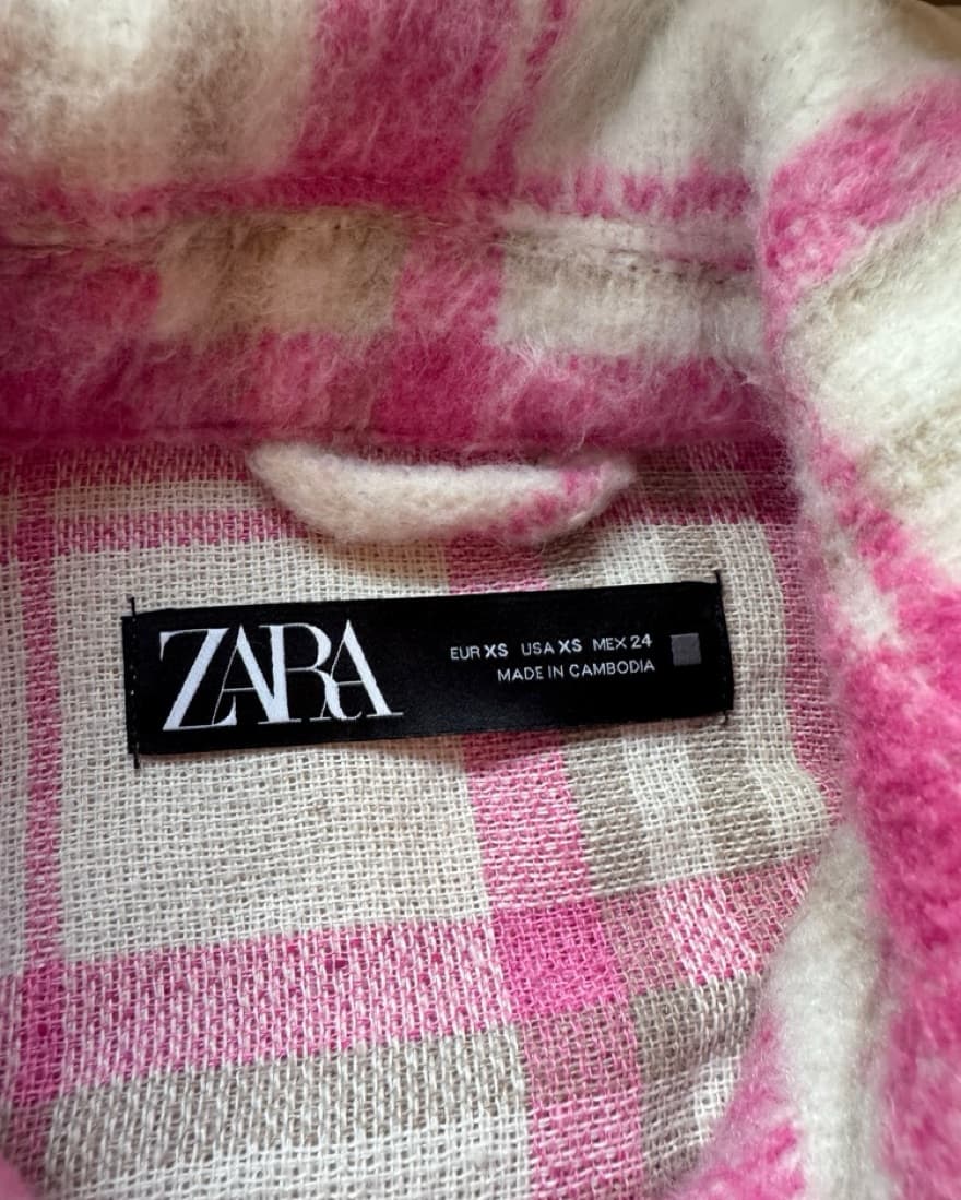 Zara Plaid Button Up Jacket  - Image 2