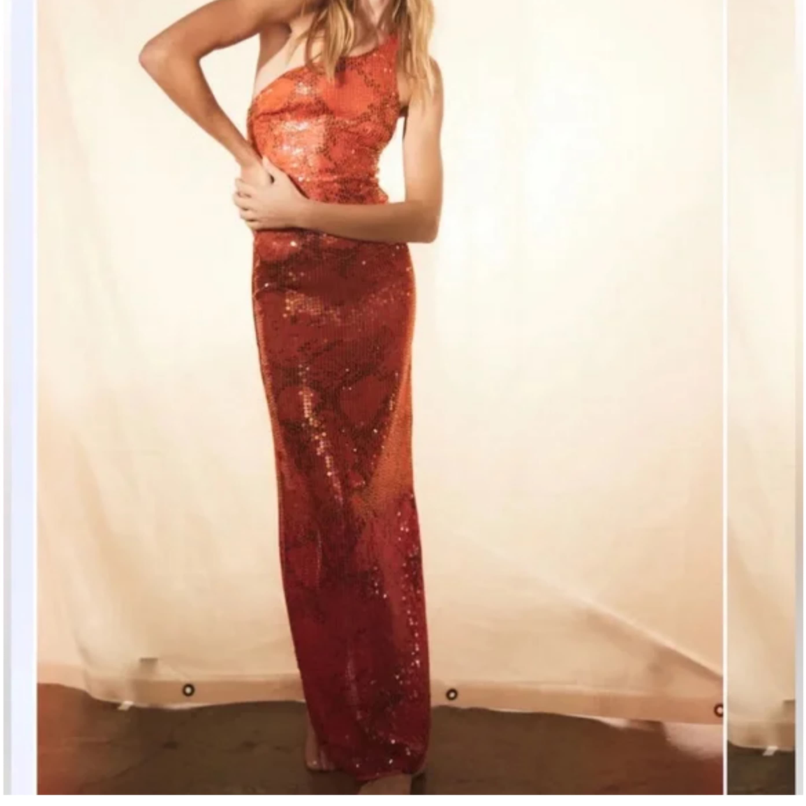 Rat & Boa francisco Dress Tangerine  - Image 3