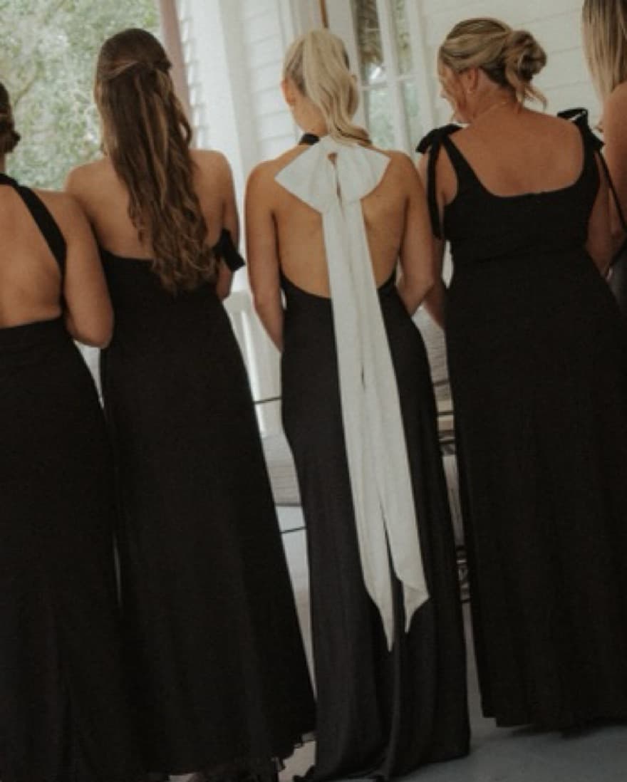 Misha Evianna Satin Gown - Image 1
