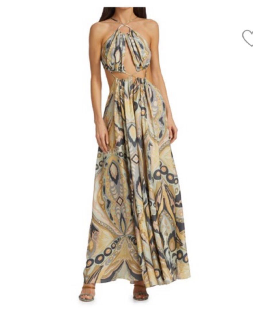 Cult Gaia Drawstring Cutout Dress - Image 1