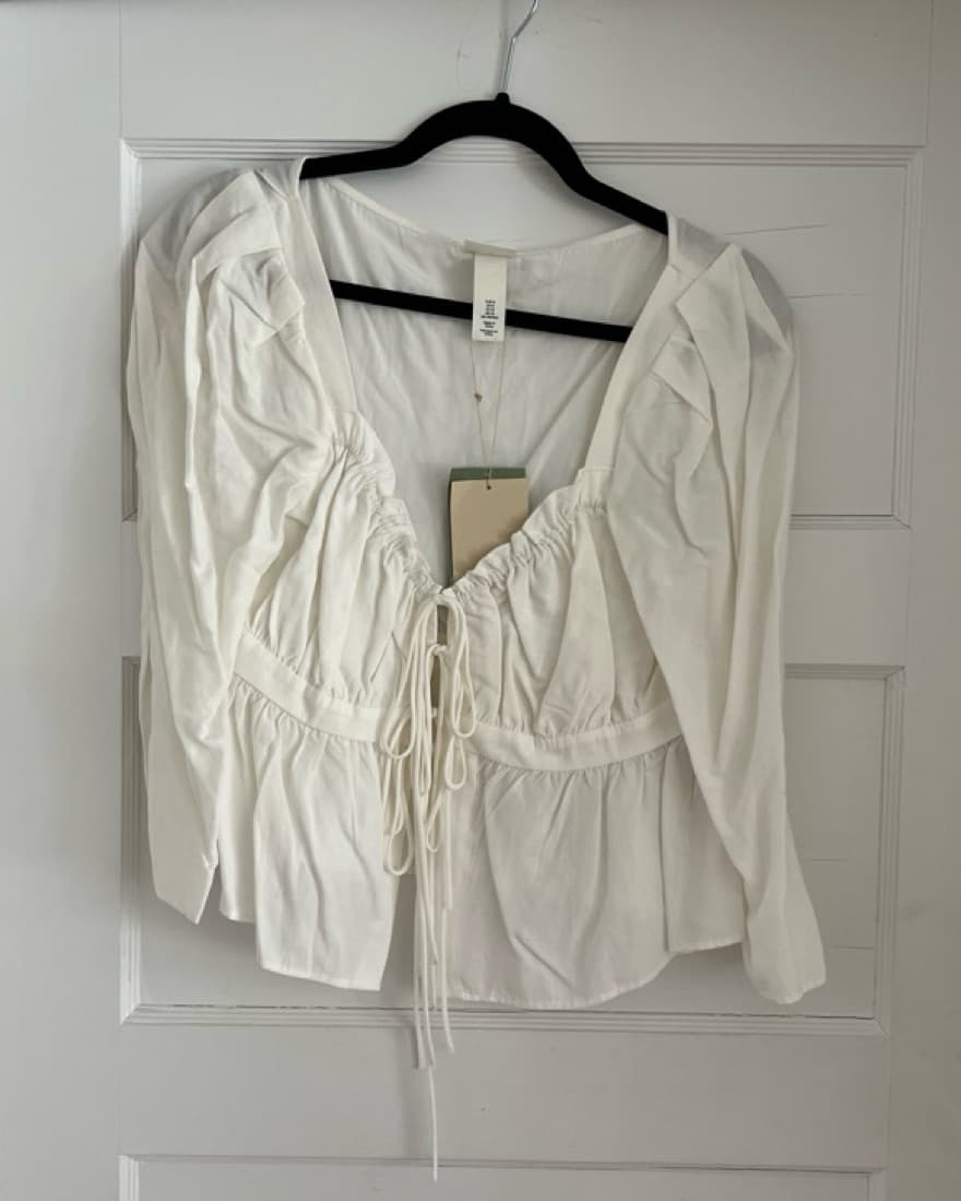 Brock Collection X H&M White Blouse - Image 3