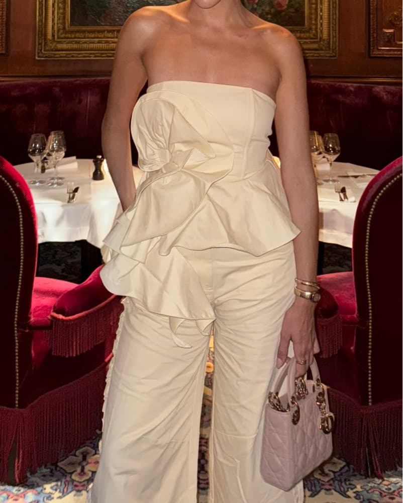 Ivory Ruffled Set - Image 1