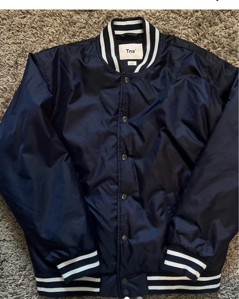Artizia Navy Bomber Jacket - Image 2
