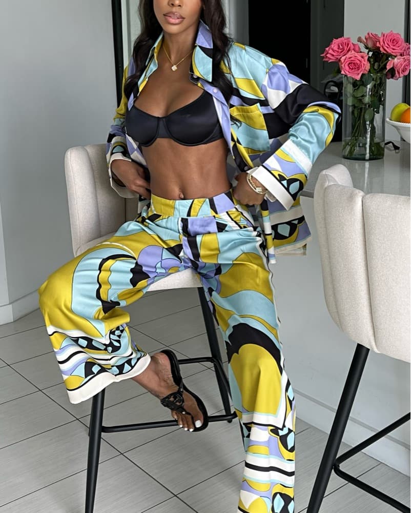 PUCCI Inspired 2 piece set - Image 2