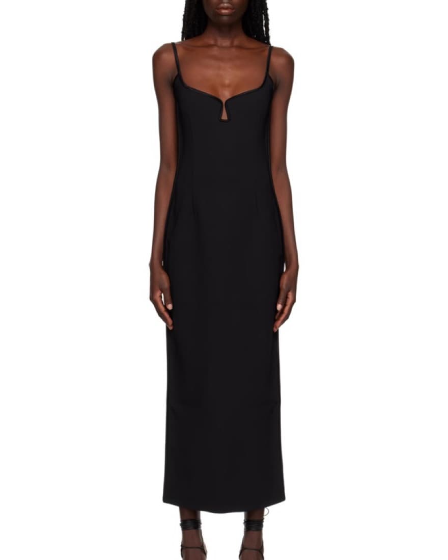 Paris Georgia Black Marlo Midi Dress - Image 3