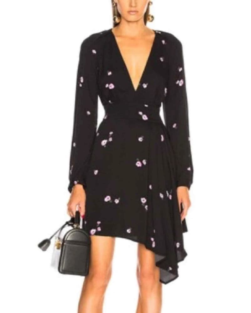 Equipment Femme Floral Wrap Dress - Image 1