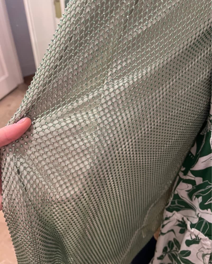 Green Sequin Skirt  - Image 3
