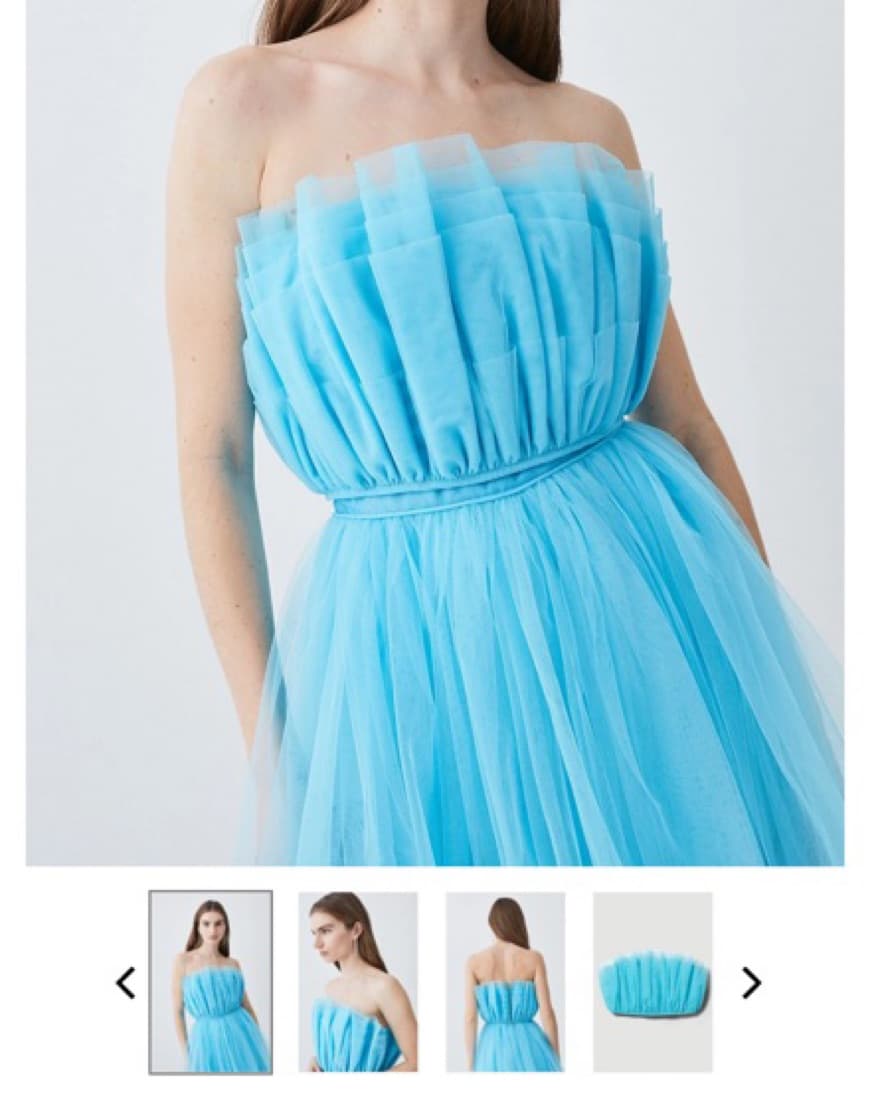 Karen Millen Tulle Blue Set  - Image 3