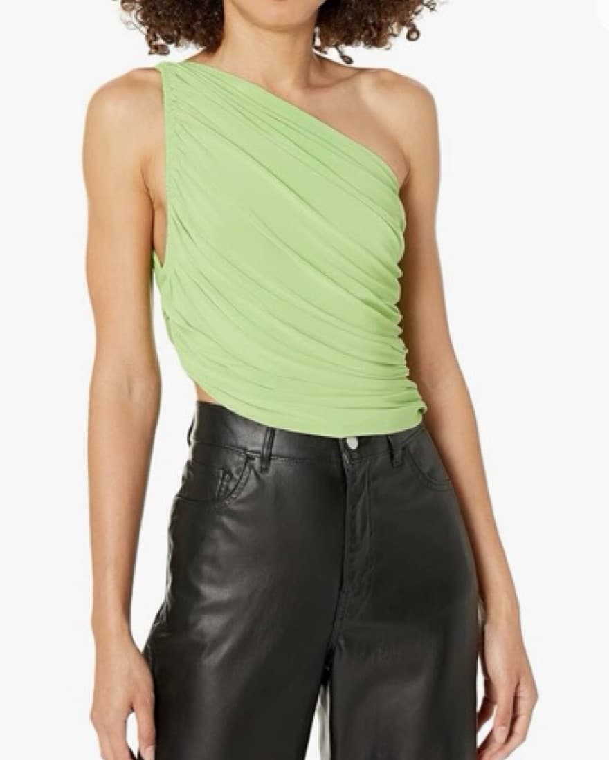 Norma Kamali One Shoulder Top - Image 1