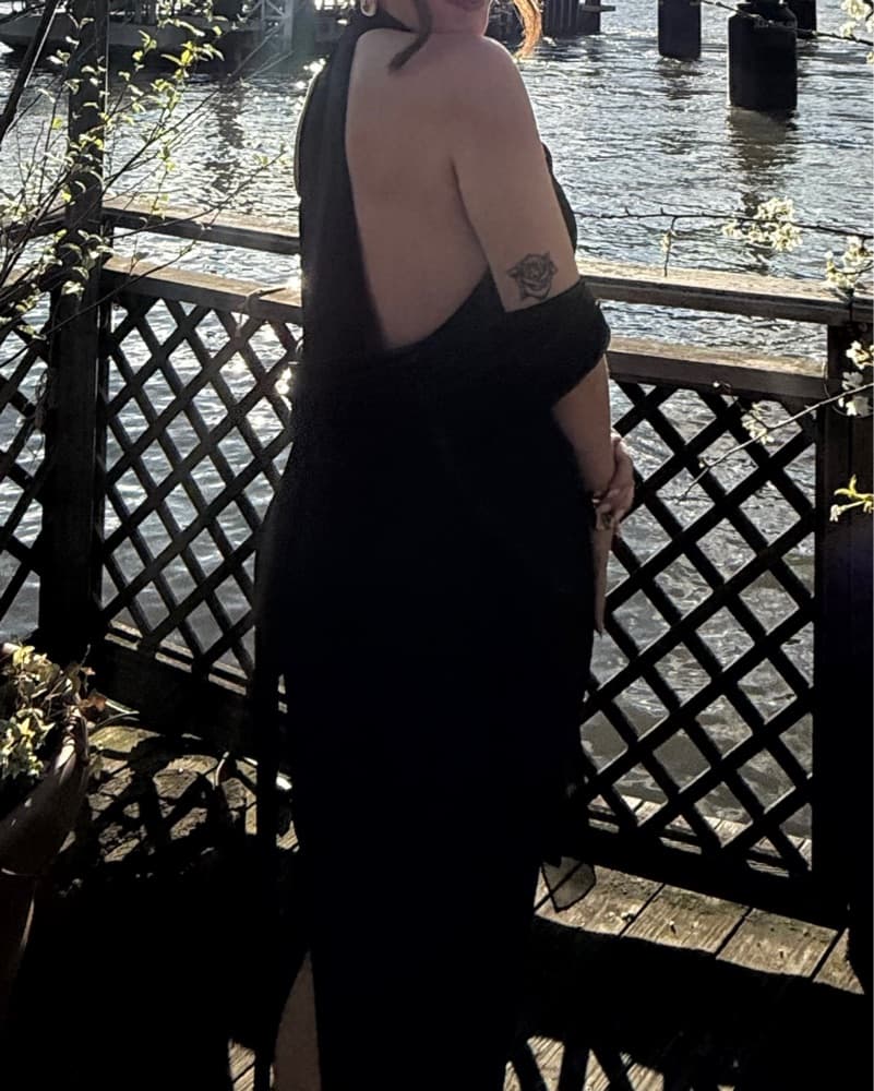 Black Tie Revolve dress - Image 4