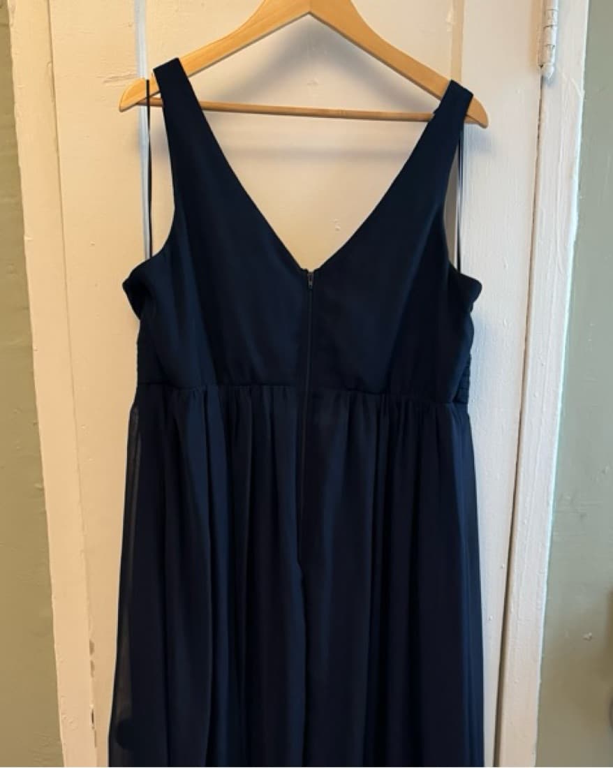 Birdy Grey Navy Laurie Chiffon dress - Image 3