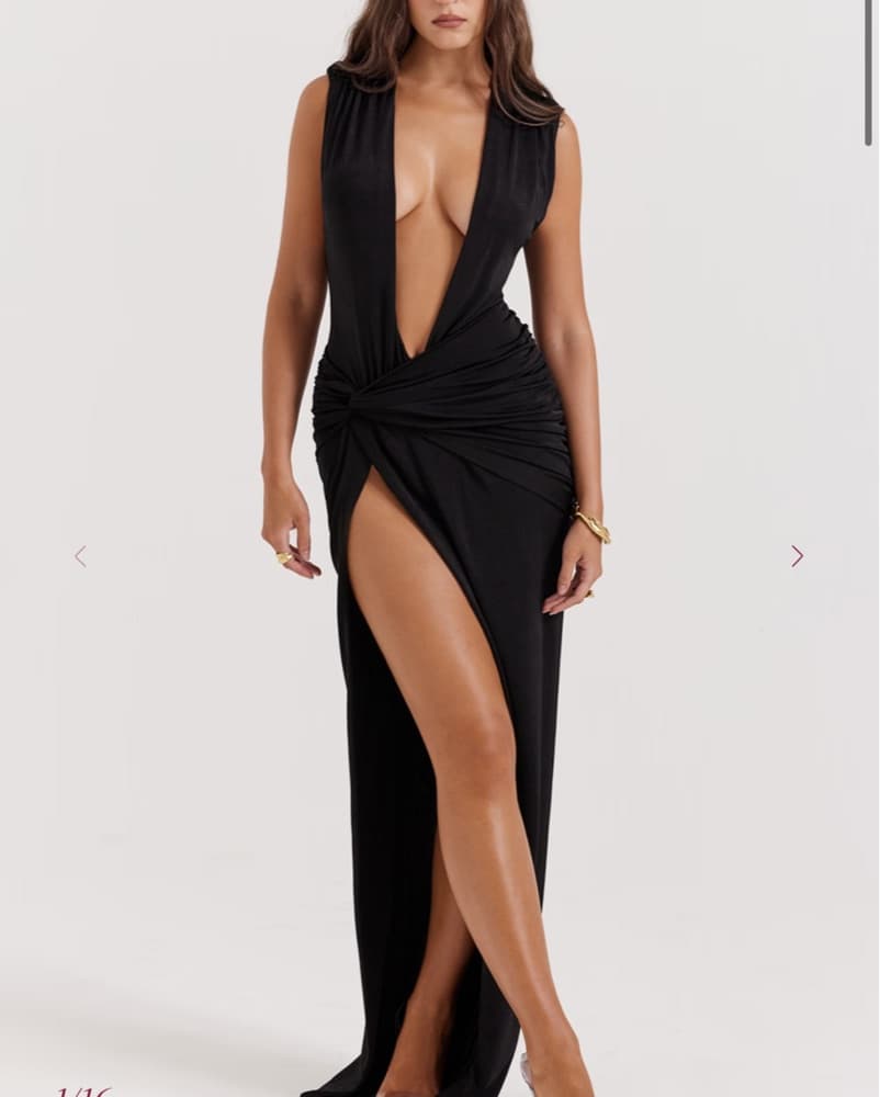 House Of CB Plunge Dress - Image 1
