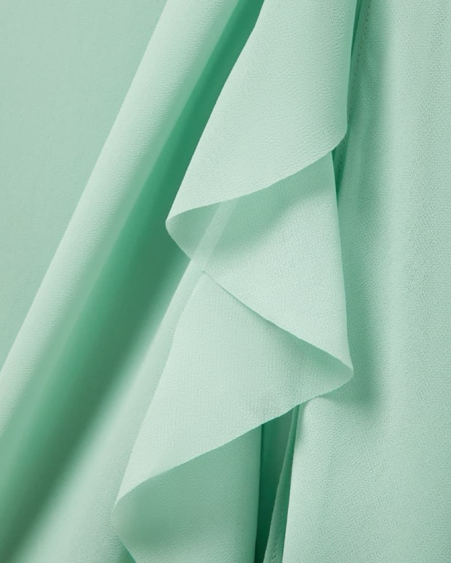 Acne Studios Green Ruffled Midi Dress  - Image 4