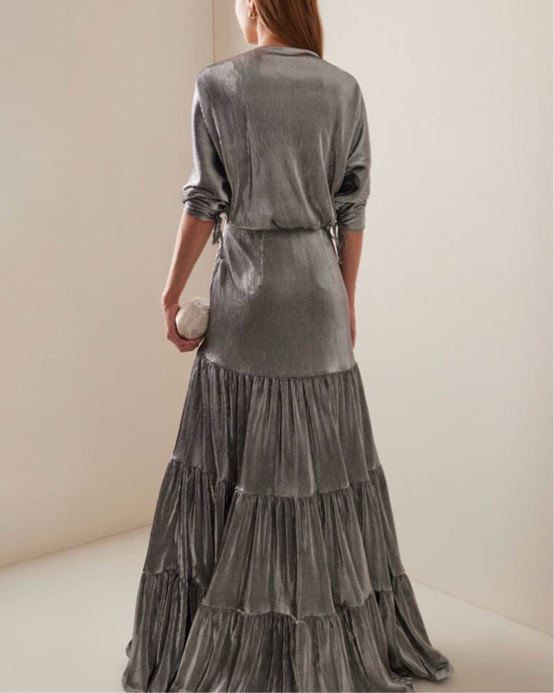 Andres Otalora Silver gown - Image 2
